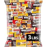 Chocolate Variety Pack, 3 LB Bulk Bag, Individually Wrapped Pkgng May Vary | Assorted large chocolates, individually wrapped, perfect for pinatas, party favors and Easter basket stuffers