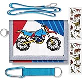 Yollber Kids Wallets With Coin Pocket, Boys Wallets for Kids Ages 5-7, Trifold Wallet for Boys,Novelty Wallet for Childrens Birthday Gifts