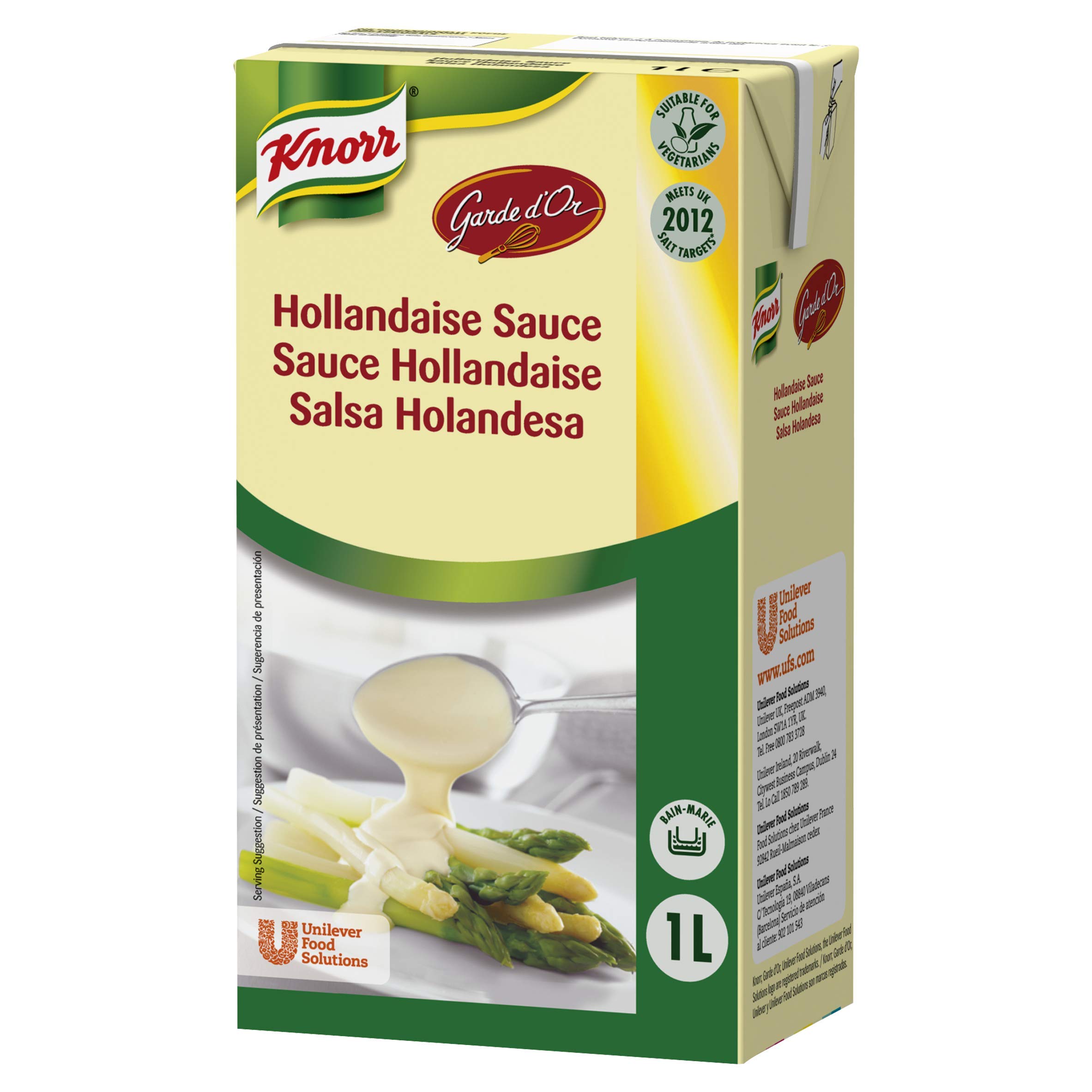 Knorr Garde D Or Hollandaise Sauce 1L Buy Online In United Arab