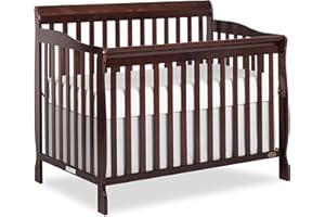 Dream On Me Ashton 5 in 1 Convertible Crib, Espresso