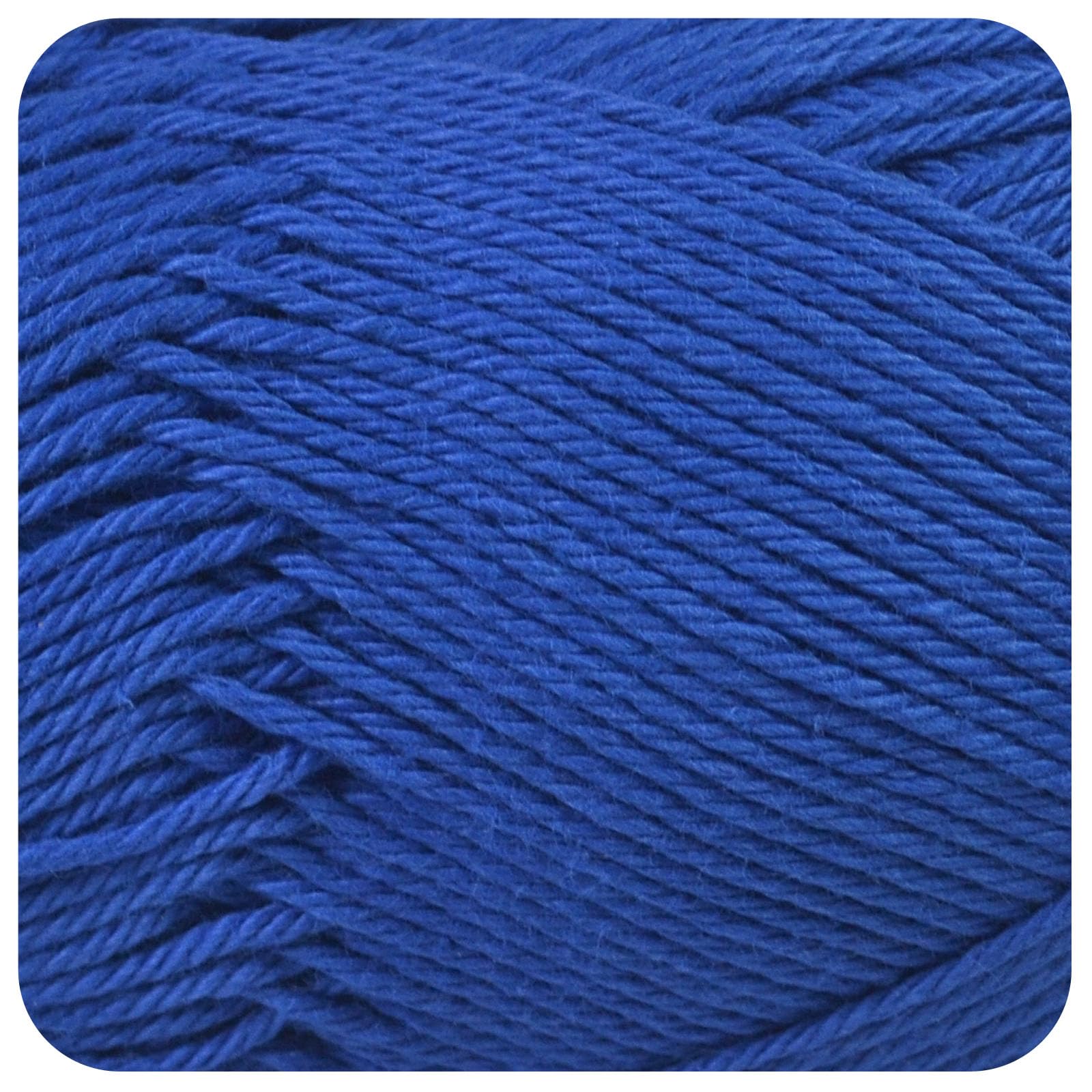 James C Brett It's Pure Cotton DK Yarn - 100% Cotton Double Knitting & Crochet Wool - 100g Ball (Electric Blue)