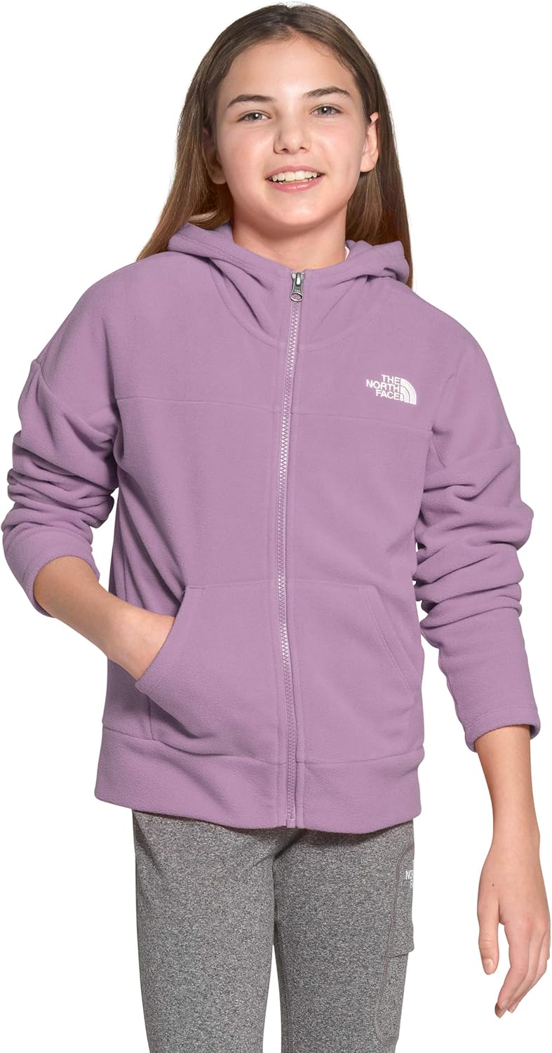 The North Face Girls’ Glacier Full Zip Hooded Sweatshirt: Clothing