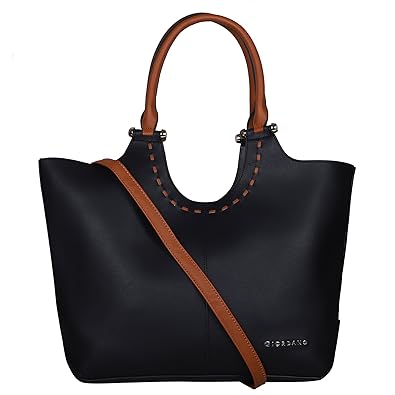 Giordano Womens Tote Handbags Black with Free Pouch