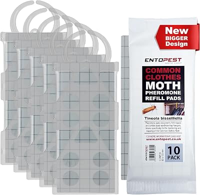 Entopest Monitoring Moth Traps Kit with 10 Pads 5 Hangers
