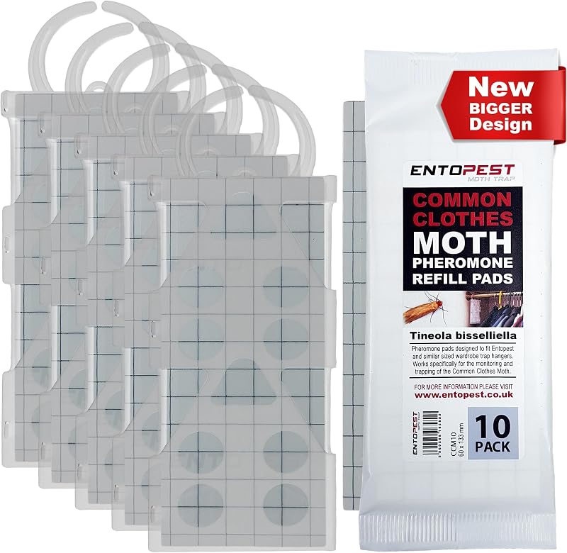 Entopest Monitoring Moth Traps Kit with 10 Pads 5 Hangers