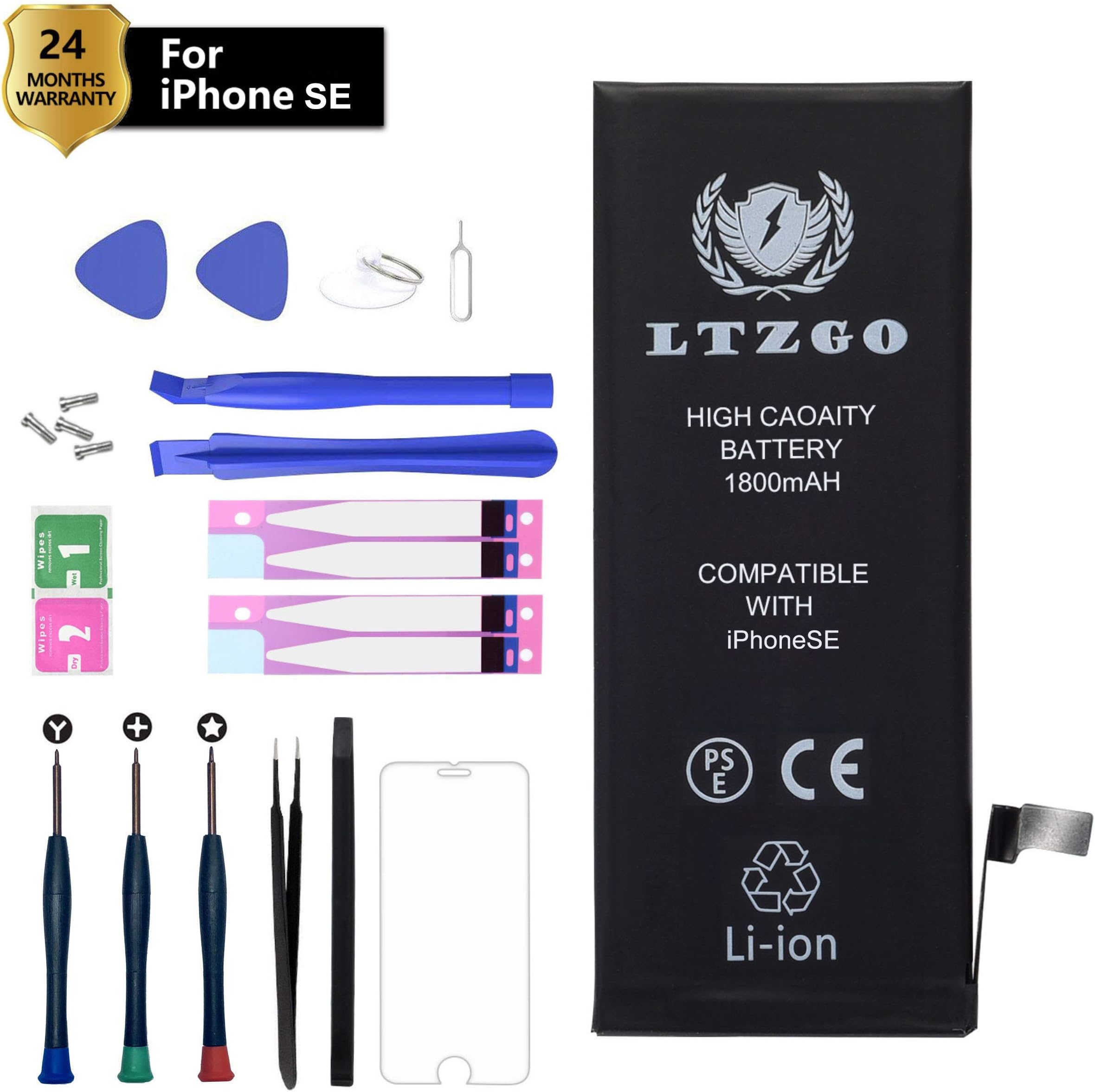 LTZGO Internal Battery Compatible with IP 6S