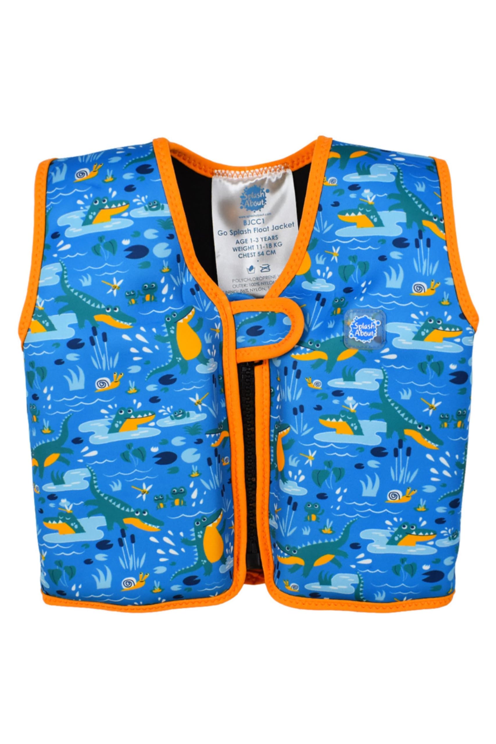 Splash About Go Splash Float Jacket, Croc Creek, 1-3 Years