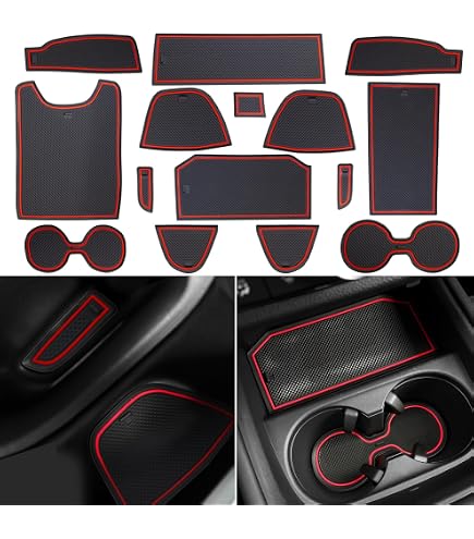 Alfombrillas Para Honda HR-V 2022-2025 - De Goma Antideslizante, Para Consola Central, Portavasos Y Puertas, Color Blanco