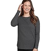 Jockey Women's Loungewear Long Sleeve Waffle Crew