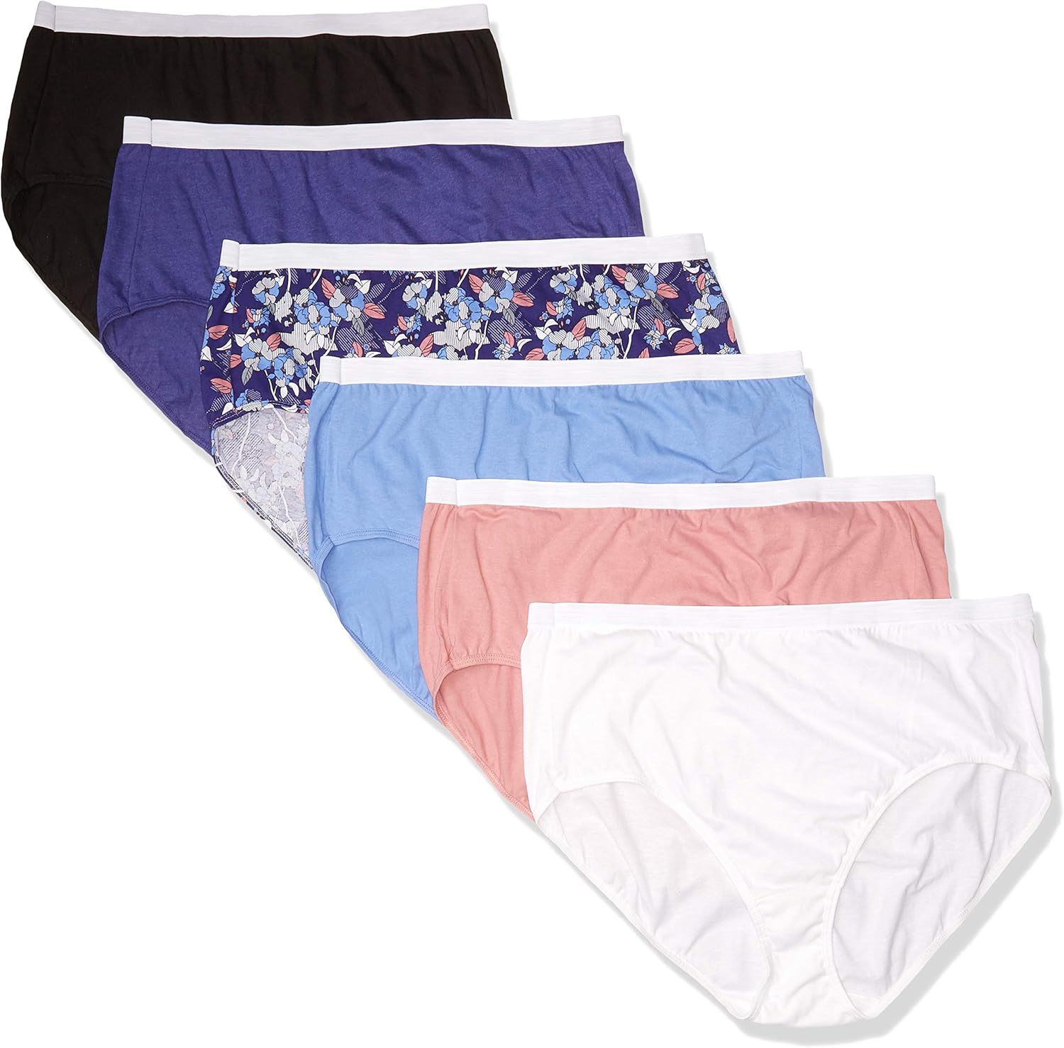 Just My Size Womens Cool Comfort Cotton Brief 6Pack Briefs Amazon.ca