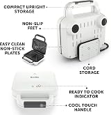 Breville Deep Fill Toastie Maker 2 Slice Sandwich Toaster White VST091 view 6