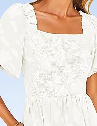 ZESICA Women's Summer Boho Floral Midi Dresses 2025