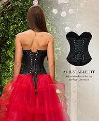 SZIVYSHI Corset Tops for Women, Bustier Shapewear