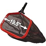 Unlimited Free Replacement Pool Nets for Cleaning - ProTuff: 3X Faster Pro Grade Skimmer Rake for Swimming Pool Leaf, Small &
