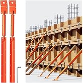 Uphode Heavy Duty Concrete Turnbuckle Form Aligner(Length: 33.2"-40")-Adjustable Wall Concrete Brace Premium Steel 2Pack