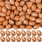 Jerify 250 Pack Mini Footballs Stress Balls Bulk 1.4 Inch Small Soft Foam Sports Balls Fidget Toys for Adults Goodie Bag Stuffers for Birthday Sports Carnival Party Favors(Brown,1.46 x 0.98 Inch)