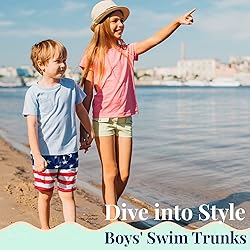 Kute 'n' Koo Boys Swim Trunks, Quick Dry Boys