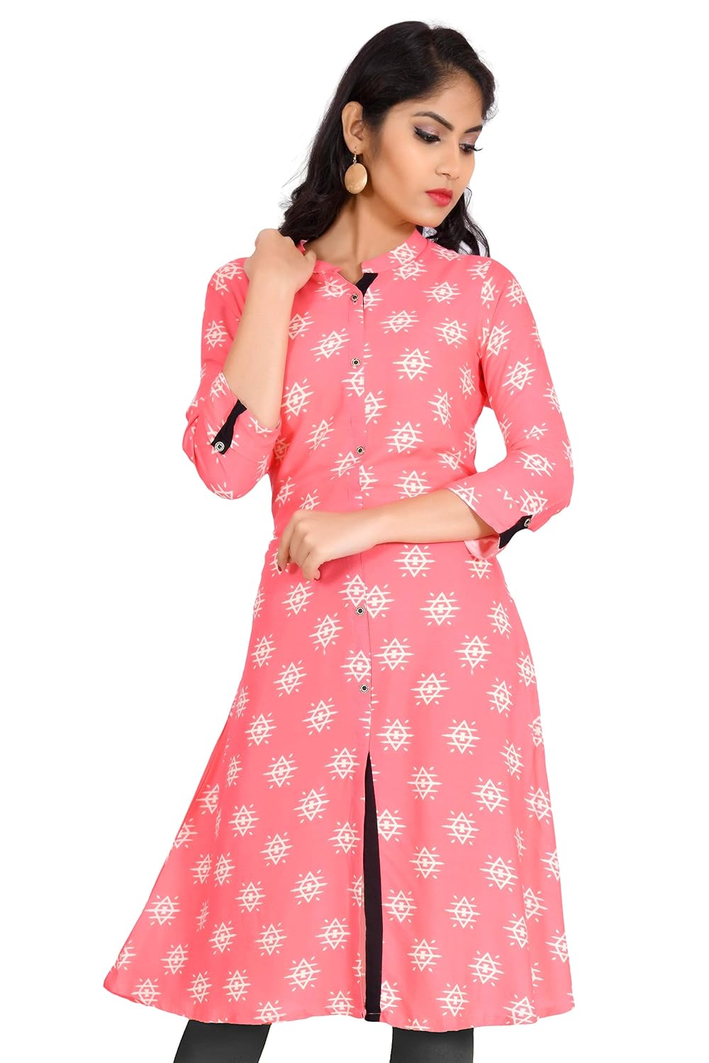 anica women's rayon a-line kurti casual and party wear