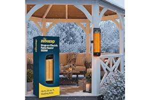 ZeboZap KDHT1500 1500W Infrared Electric Patio Heater for Gazebos, Pergolas, Decks, Garages, Backyards & Restaurants | Wall &