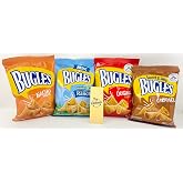 Corn Chips Snacks Variety PACK (Original | Nacho Cheese | Ranch | Sweet and Salty Caramel)