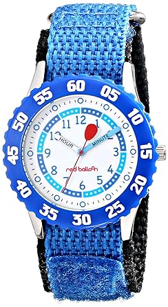 Red Balloon Boys Blue Time Teacher Watch