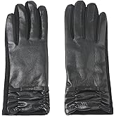 Ted Baker Women's Leather Gloves, Elegant Design with Bow Detail