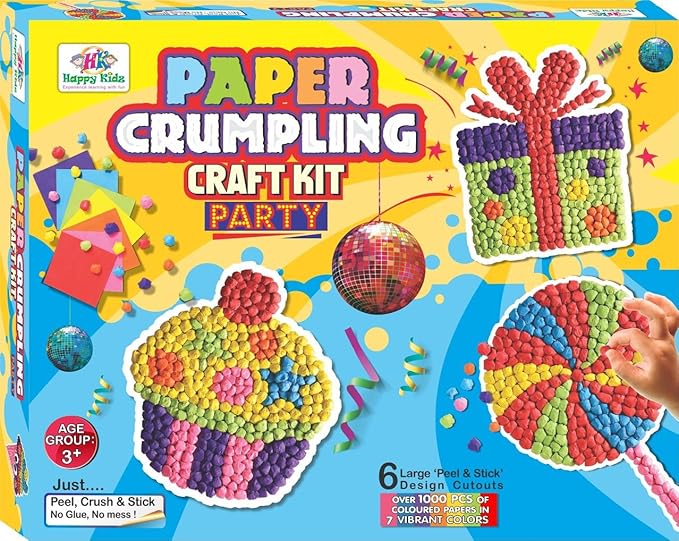 Buy Art and Craft Toys Paper Crumpling Craft kit Party Online at Low