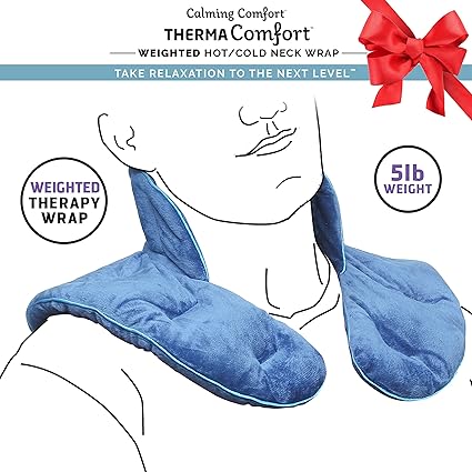 Amazon Com Calming Comfort Thermacomfort Weighted Hot Cold Neck