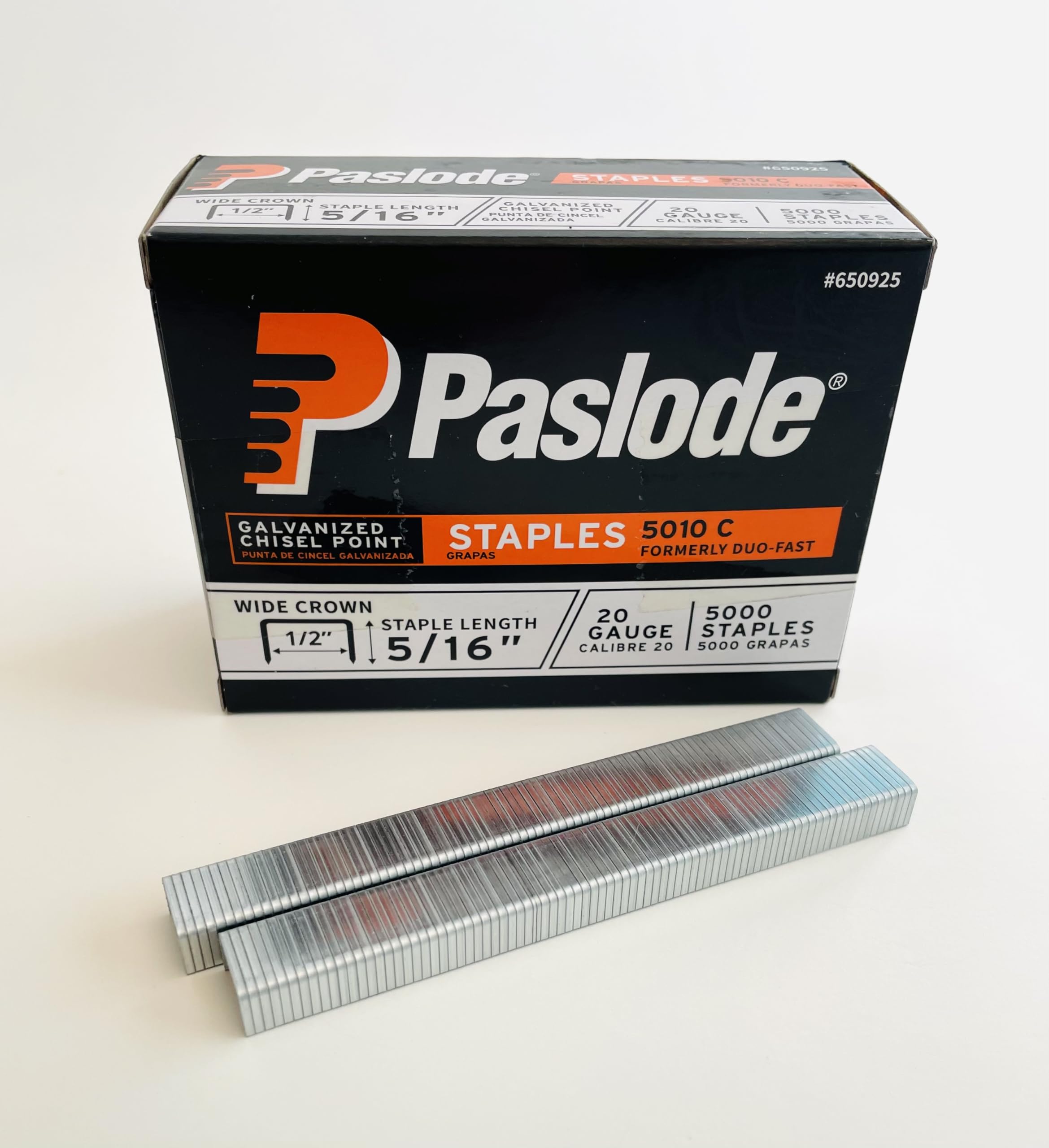 Duo-Fast 5010C - 5/16-Inch x 20 Gauge Chisel Staples