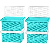 Silicone Freezer Molds for Soup Cube - 2-Cup Freezer Storage Container Tray with Lid,4 Pack Stackable Ice Cube Trays for Portion Control,Food Storage Meal Prep,Oven & Dishwasher Safe