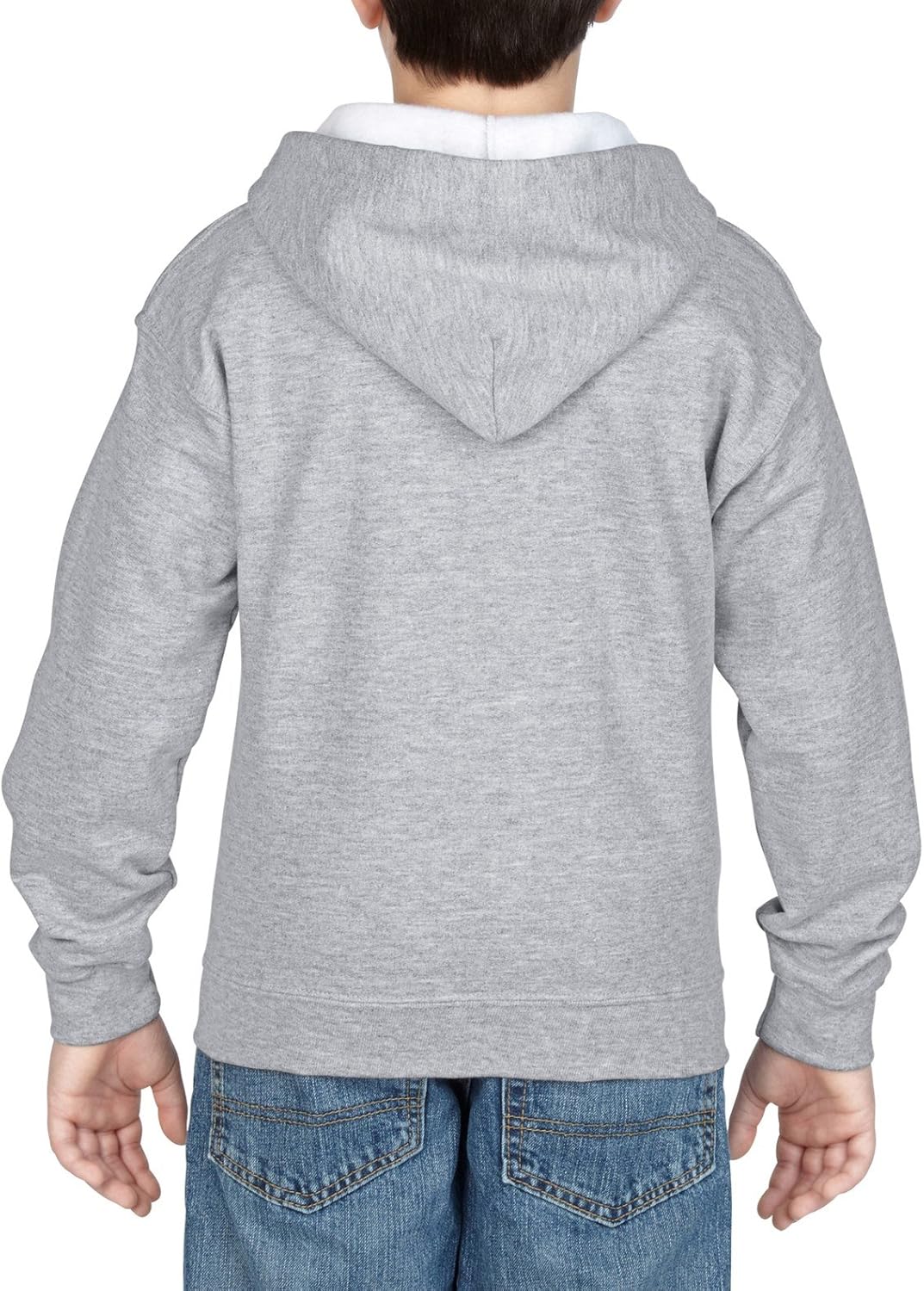 Gildan Kids' Full Zip Hooded Youth Sweatshirt: Clothing