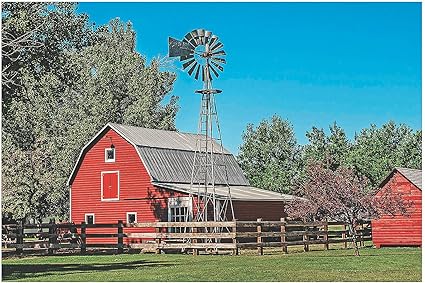 Amazon Com Fun Express Barnyard Backdrop Banner Party Decor