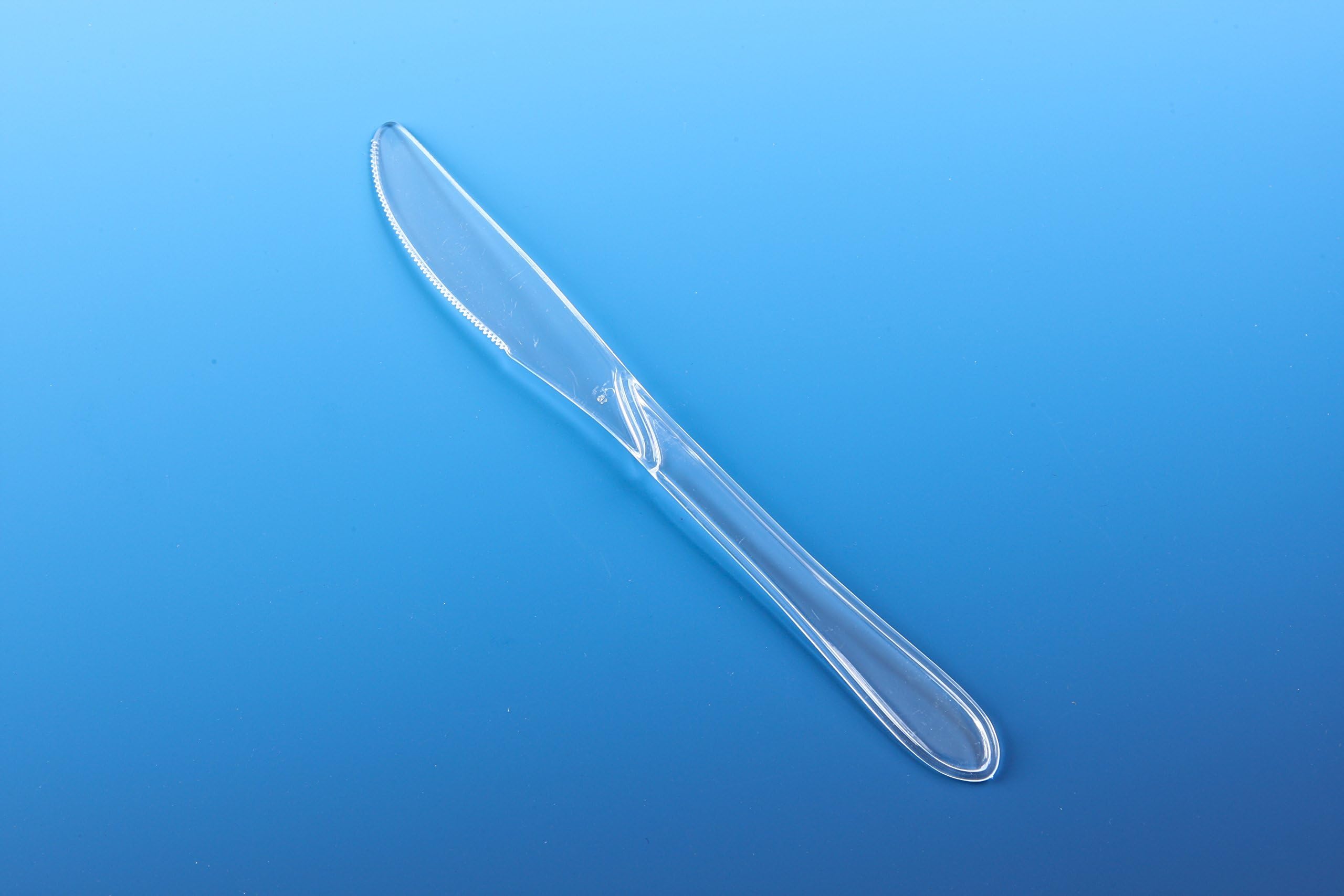 Reusable Clear Heavy Duty Plastic Cutlery (50 Knives)