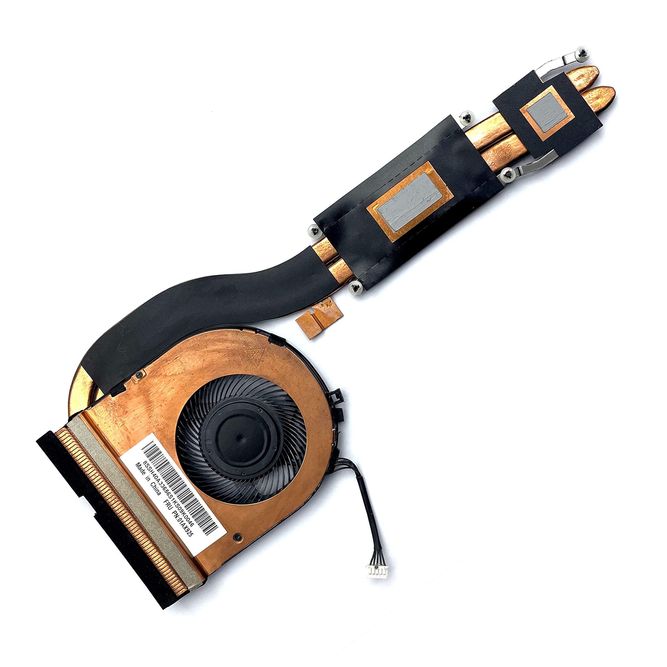 Photo 1 of New CPU Cooling Fan with Heatsink Replacement for Lenovo ThinkPad T470 T480 Discret Graphics Version P/N: 01AX925 01YR202 01YR201 (Does Not Fit for T470s,T480s)