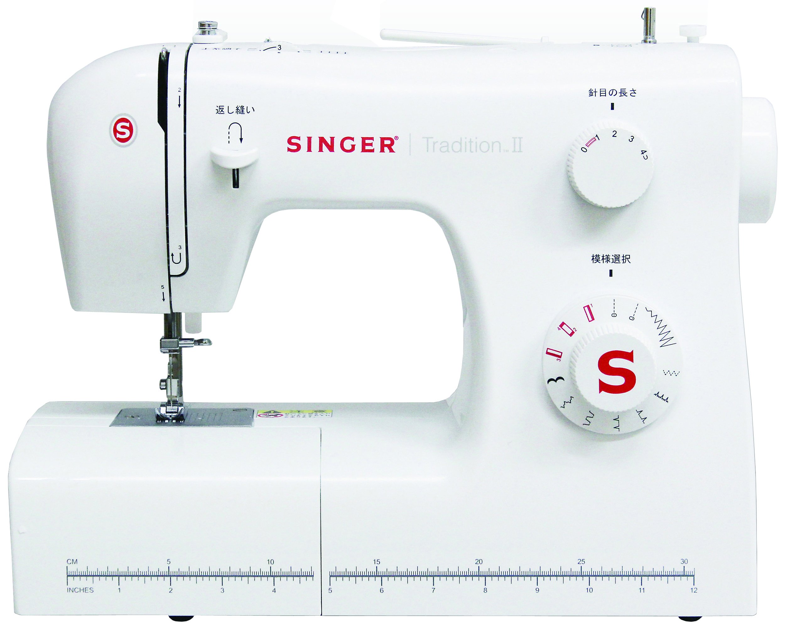 シンガー 電動ミシン(フットコントローラータイプ) 【Tradition II】 SN-521 ホワイト商品画像