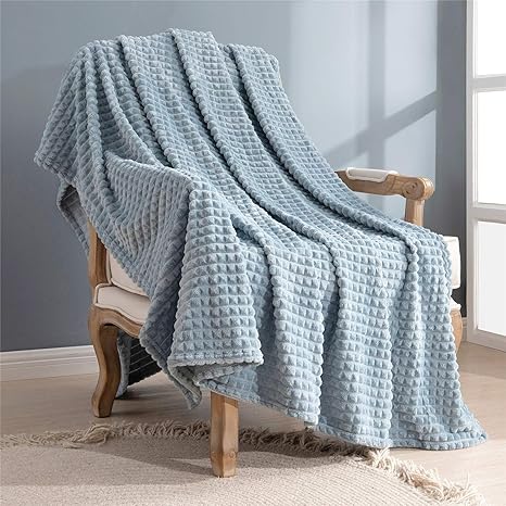 Amazon Yokistg ブランケット 毛布 かけ布団 ひざ掛け 130x150cm 1枚入り おしゃれ フランネル ふわふわ かわいい チェック柄 ブルー61 洗える 冬用 ひざ掛け ハーフケット オンライン通販