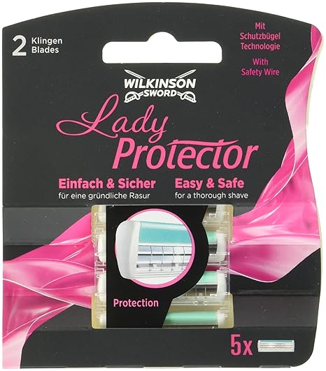 Wilkinson Sword Lady Protector Rasierklingen für Damen Rasierer, 5 St
