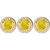 Burt’s Bees Lemon Butter Cuticle Cream, 100 Percent Natural Origin Hand Cream, 3 Tins, 0.6 oz. Tin