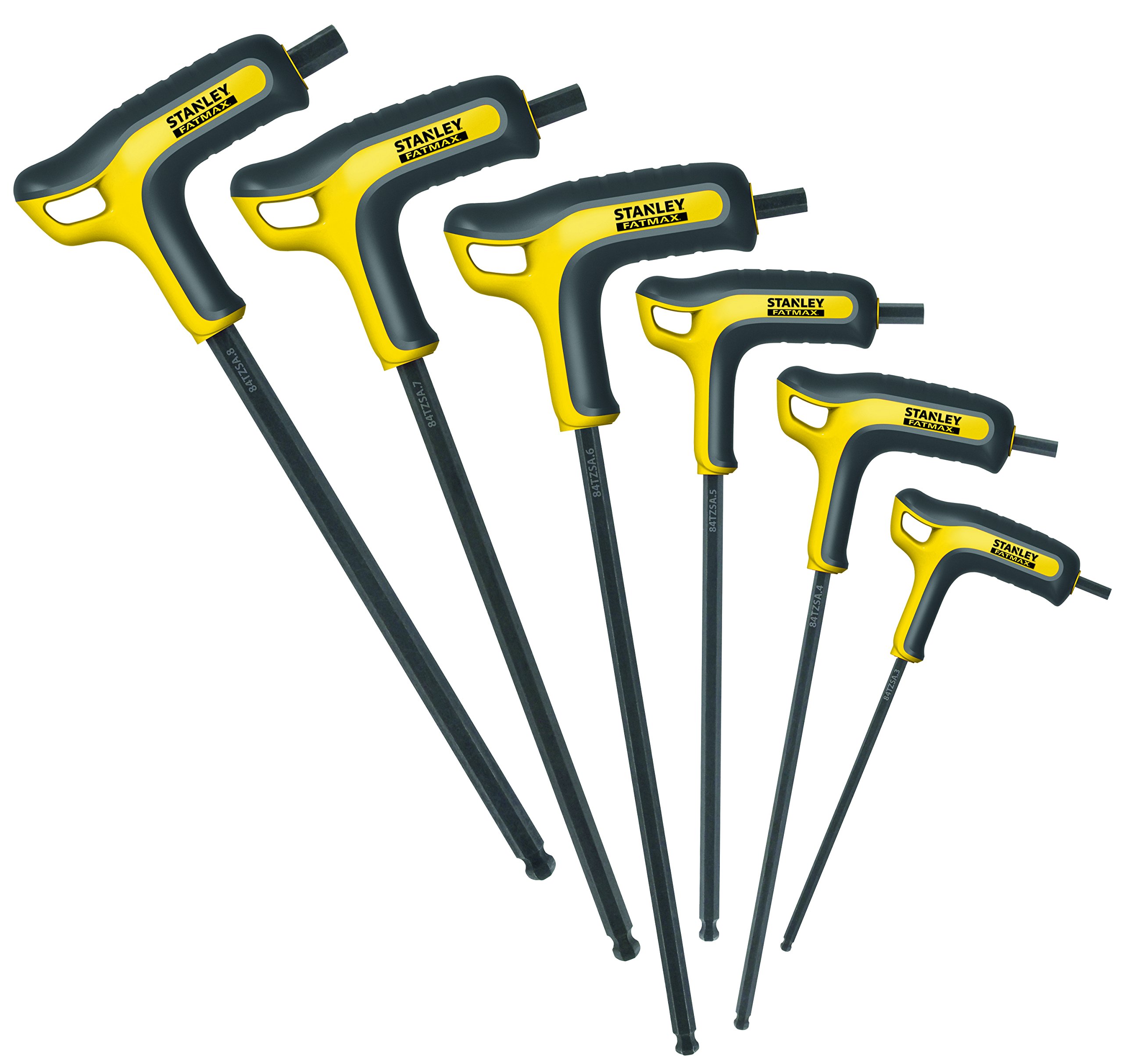 Stanley P-Handle Hex Key 6 Piece Torx Set, Black - FMHT0-69049, Durable, Torsion-Resistant Steel, Metric