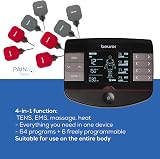 Beurer EM89 Digital TENS/EMS Device with Heat 4-in-1 8 Electrodes Battery view 3
