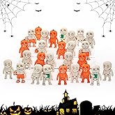 NEXT STOP M 27 PCS Halloween 3D Printed Skeleton Man Animal Fidget Toy, Spooky Party Favors, Classroom Prizes, Sensory Toys for Kids, Halloween Decorations