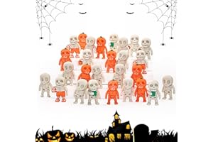 NEXT STOP M 27 PCS Halloween 3D Printed Skeleton Man Animal Fidget Toy, Spooky Party Favors, Classroom Prizes, Sensory Toys for Kids, Halloween Decorations