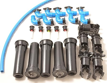 Montage Set Hunter 5 X Mp Rotator Und 5 X Pro Spray 04 Automatische Unterirdische Rasen Bewasserungsanlage Amazon De Garten