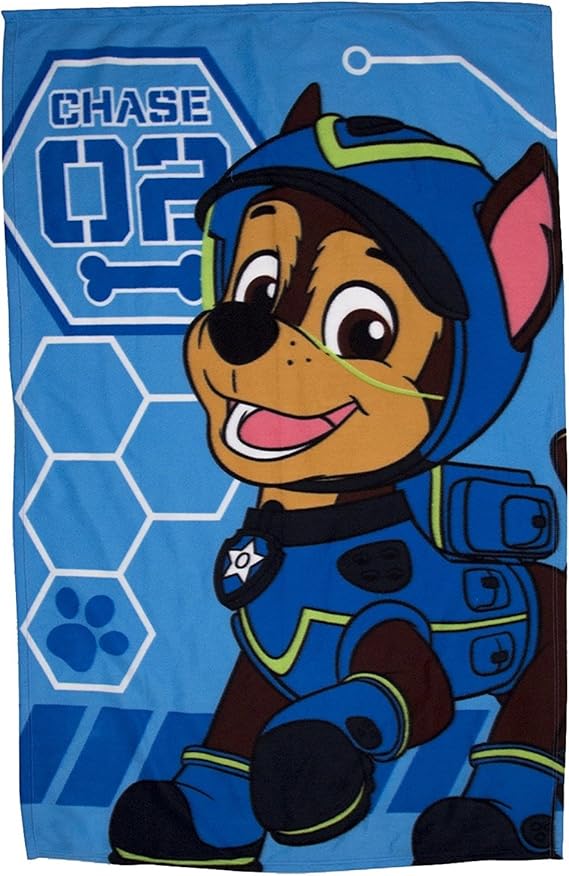PAW Patrol Chase Spy Blue Fleece Blanket Amazon.co.uk Kitchen & Home
