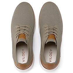 VILOCY Men's Fashion Dress Sneakers Casual Walking
