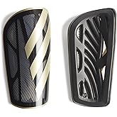 adidas unisex-adult Tiro League Shin Guards, White/Black/Silver Metallic, X-Large