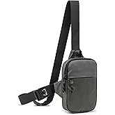 higouta Mini Sling Bag for Men Women, Small Crossbody Casual Utility Chest Phone Bag for Travel Workout