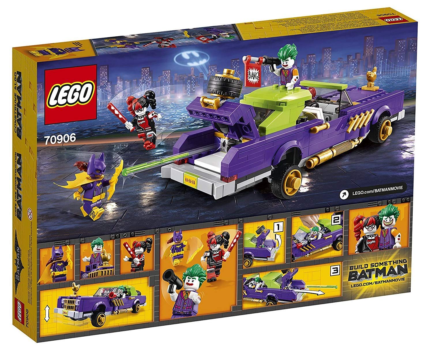 LEGO Batman Coche Modificado De The Joker Juguete De