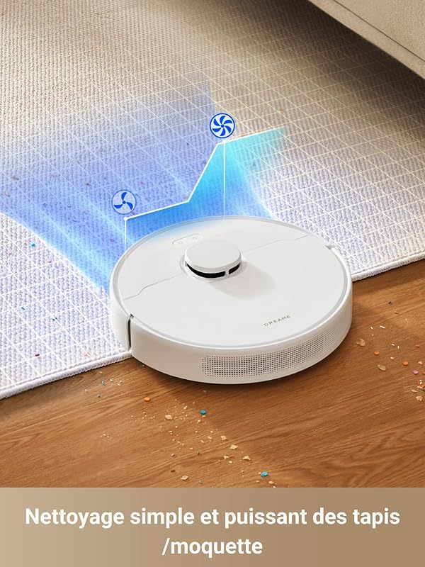 D10 Plus Gen 2 Robot aspirateur Laveur, Station vidage Auto. 90 j