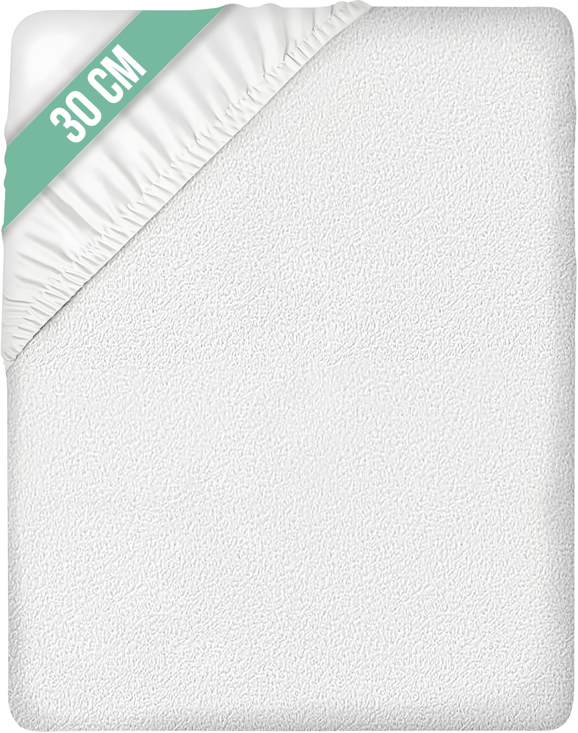 Maxi Cot Mattress Protector, Soft Terry Mattress Cover, Waterproof, Cotton, Anti-Dust Mite 70 x 140 cm – Maxi Cot (All Sizes)